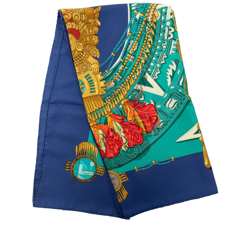 Pre-Loved Hermes Mexique Silk Scarf